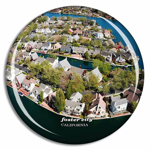 Foster City Island California USA Fridge Magnet Travel Gift Souvenir Collection 3D Crystal Glass Foster City Island California USA Fridge Magnet Travel Gift Souvenir Collection 3D Crystal Glass