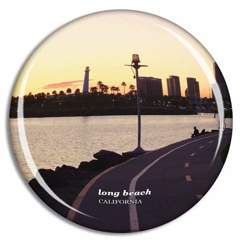 Long Beach California USA Fridge Magnet Travel Gift Souvenir Collection 3D Crystal Glass Long Beach California USA Fridge Magnet Travel Gift Souvenir Collection 3D Crystal Glass