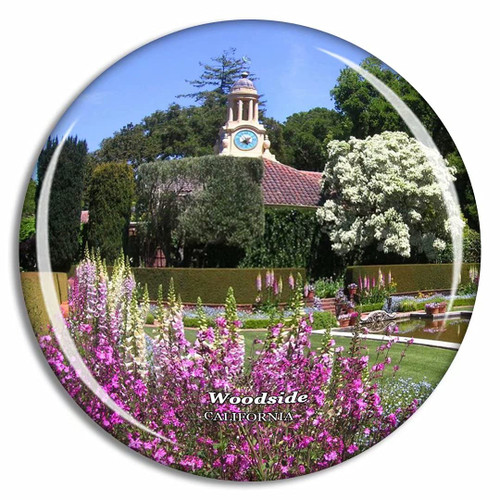 Woodside Filoli California USA Fridge Magnet Travel Gift Souvenir Collection 3D Crystal Glass Woodside Filoli California USA Fridge Magnet Travel Gift Souvenir Collection 3D Crystal Glass