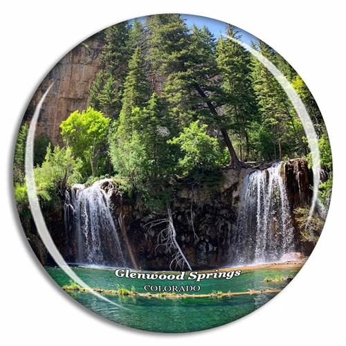 Glenwood Springs Hanging Lake Trail Colorado USA Fridge Magnet Travel Gift Souvenir Collection 3D Crystal Glass Glenwood Springs Hanging Lake Trail Colorado USA Fridge Magnet Travel Gift Souvenir Collection 3D Crystal Glass