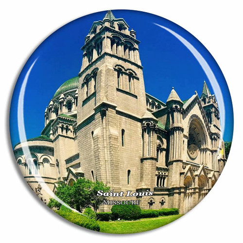Saint Louis Cathedral Basilica of Saint Louis Missouri USA Fridge Magnet Travel Gift Souvenir Collection 3D Crystal Glass Saint Louis Cathedral Basilica of Saint Louis Missouri USA Fridge Magnet Travel Gift Souvenir Collection 3D Crystal Glass