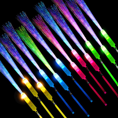 Stondino 41 Pcs Glow Fiber Wands Sticks LED Light Wands Fiber Optic Wands LED Flashing Sticks Glow Flashing Wands Fiber Optic Wands for Party Favors Stondino 41 Pcs Glow Fiber Wands Sticks LED Light Wands Fiber Optic Wands LED Flashing Sticks Glow Flashing Wands Fiber Optic Wands for Party Favors