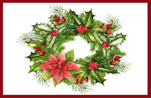Christmas Paper Placemats Christmas Placemats Christmas Table Decorations Christmas Table Setting Wreath Pk 25