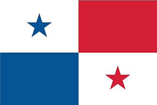 JMM Industries Panama Flag Vinyl Decal Sticker República de Panamá Panamanian Car Window Bumper 2-Pack 5-Inches by 3-Inches Premium Quality UV-Resistant Laminate PDS506