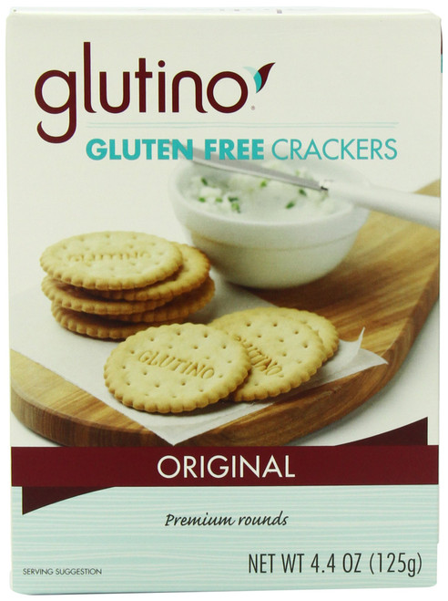 Glutino Gluten Free Crackers, Original, 125-grams (Pack of 3)