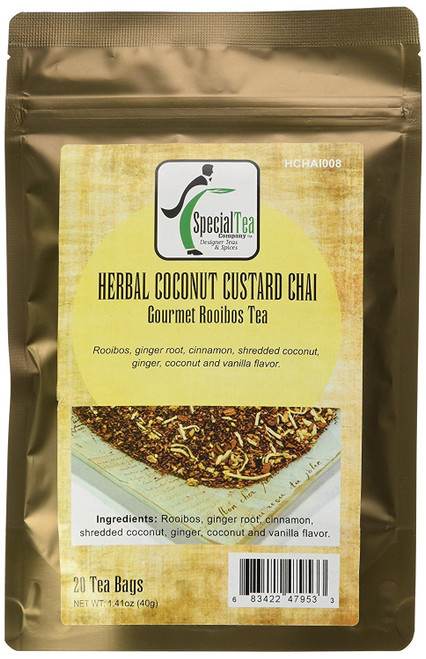 Special Tea Herbal Coconut Chai Rooibos Tea, 1.41 Ounce