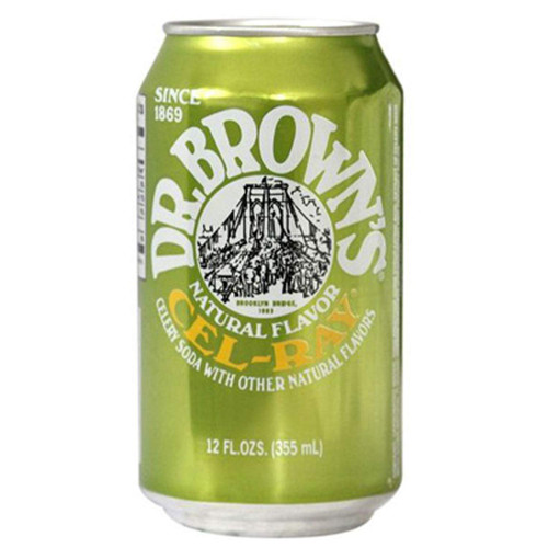 Dr. Brown's Cel-Ray Soda, 12 oz (24 Cans) Dr. Brown's Cel-Ray Soda, 12 oz (24 Cans)