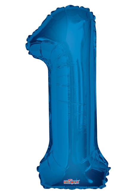 34 Jumbo Blue Foil Number Balloons (0)