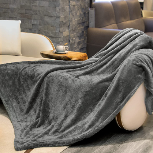 Fleece Throw Blanket Cozy Soft Lightweight Throw Blankets Warm Plush Grey Fall Blankets and Throws Couch Sofa Bed Camping Travel Picnic Outdoor Blanket Bedding Kid Baby Boys Girls Adults 50x70 in Fleece Throw Blanket Cozy Soft Lightweight Throw Blankets Warm Plush Grey Fall Blankets and Throws Couch Sofa Bed Camping Travel Picnic Outdoor Blanket Bedding Kid Baby Boys Girls Adults 50x70 in