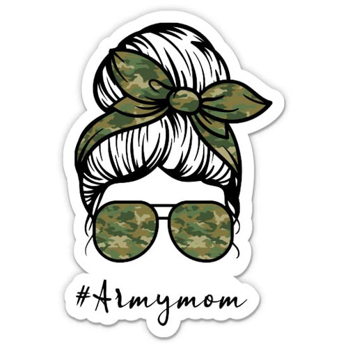 Army Mom #Armymom Sticker - 3" Laptop Sticker - Waterproof Vinyl for Car, Phone, Water Bottle - Proud Mom of a U.S. Soldier Decal Army Mom #Armymom Sticker - 3" Laptop Sticker - Waterproof Vinyl for Car, Phone, Water Bottle - Proud Mom of a U.S. Soldier Decal