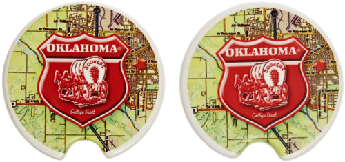 NCAA Oklahoma Sooners Road To 2pk Travel Coaster