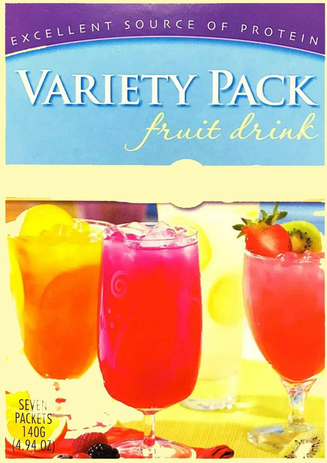 HealthyWise - High Protein Diet Fruit Drink - 15g Protein - Low Calorie - Low Carb - Low Sugar - Fat Free, 7 Servings Per Box (Variety) HealthyWise - High Protein Diet Fruit Drink - 15g Protein - Low Calorie - Low Carb - Low Sugar - Fat Free, 7 Servings Per Box (Variety)
