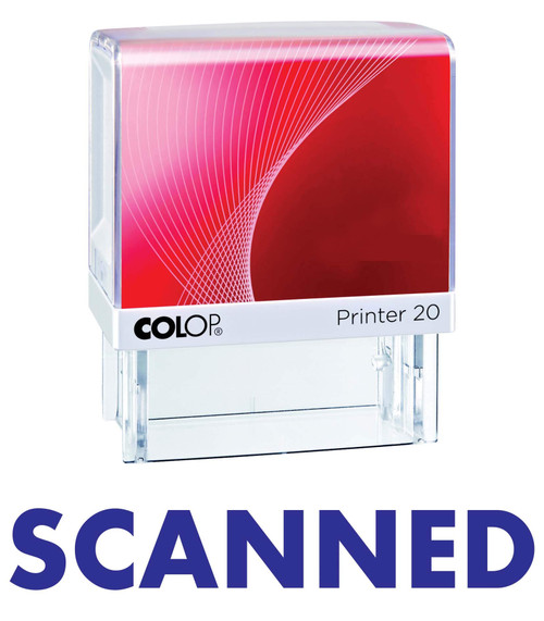 SCANNED Colop Self Inking Rubber Stamp Office Stationary