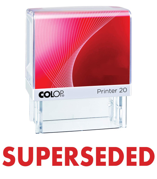SUPERSEDED Colop Self Inking Rubber Stamp Office Stationary