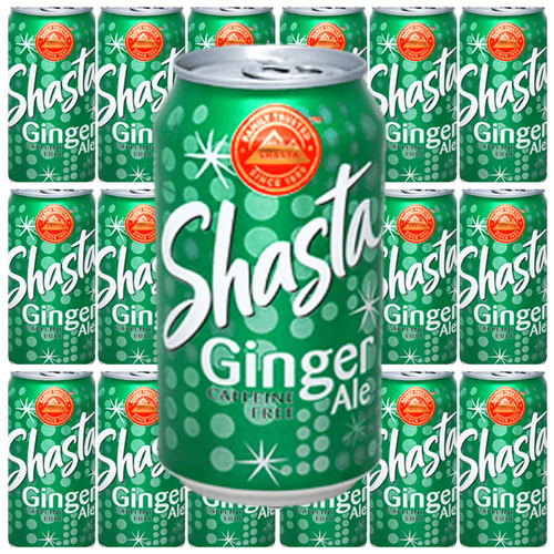 Shasta ginger ale 12 fl oz, 18 cans , total 216 fl oz Shasta ginger ale 12 fl oz, 18 cans , total 216 fl oz