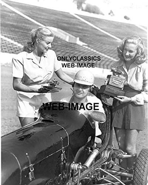 OnlyClassics 1946 Rose Bowl CA Midget Sprint CAR AUTO Racing Photo Sexy Trophy Girl- INDY 500 OnlyClassics 1946 Rose Bowl CA Midget Sprint CAR AUTO Racing Photo Sexy Trophy Girl- INDY 500