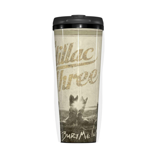YARRO The Music Cadillac Band Three Bury Me In My Boots Tumbler Coffee Cups Double Layer Cup For Travel Home Car Office 12 Oz