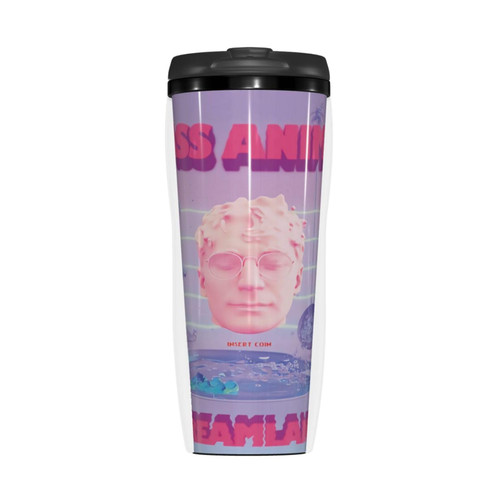 YARRO Glass Music Animals Band Dreamland Tumbler Coffee Cups Double Layer Cup For Travel Home Car Office 12 Oz