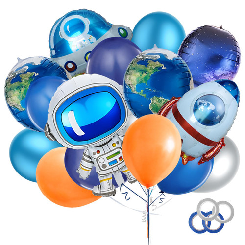 Ayearparty 23pcs Galaxy Space Balloons Large Outer Space Cartoon Balloons Inflatable Rocket Astronaut Earth Spaceship Planet Balloons Space Themed Party Supplies for Boys Birthday Baby Shower Ayearparty 23pcs Galaxy Space Balloons Large Outer Space Cartoon Balloons Inflatable Rocket Astronaut Earth Spaceship Planet Balloons Space Themed Party Supplies for Boys Birthday Baby Shower