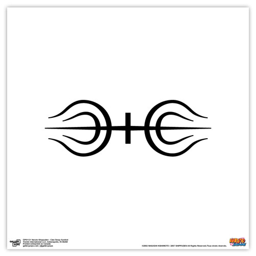 Trends International Gallery Pops Naruto Shippuden - Clan Senju Symbol Wall Art, Unframed Version, 12'' x 12''