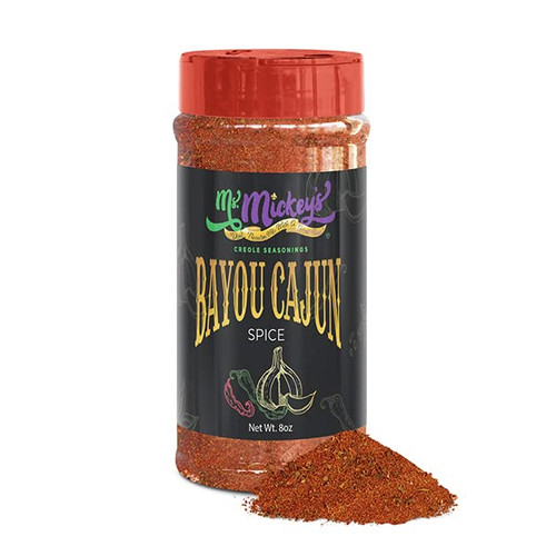 Ms. Mickey's Bayou Cajun Spice - Cajun Seasoning, and Dry Rub, Blend of Herbs & Spices, Grilling, Smoking, Roasting, Cooking, Seasoning Blend powder, All Natural Cajun Spice, Organic Spice - 16oz