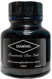 Diamine 30 ml Bottle Fountain Pen Ink, Midnight