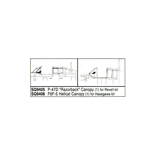 Squadron Products 1/32 Canopies P-47D 'Razorback' Thunderbolt Model Kit