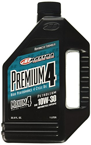 Maxima 30-20901 Premium4 10w30 Motorcycle Engine Oil 1 Liter, 1. Fluid_Ounces