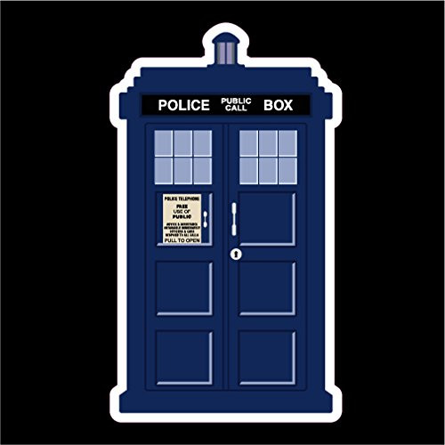 Doctor Who Tardis Vinyl Decal Sticker|Cars Trucks Vans Walls Laptops Cups|Full Color|5.5 X 3 In|KCD774
