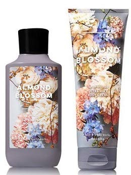 Bath and Body Works Almond Blossom Ultra Shea Body Cream 8 Oz and Body Lotion 8 Oz.
