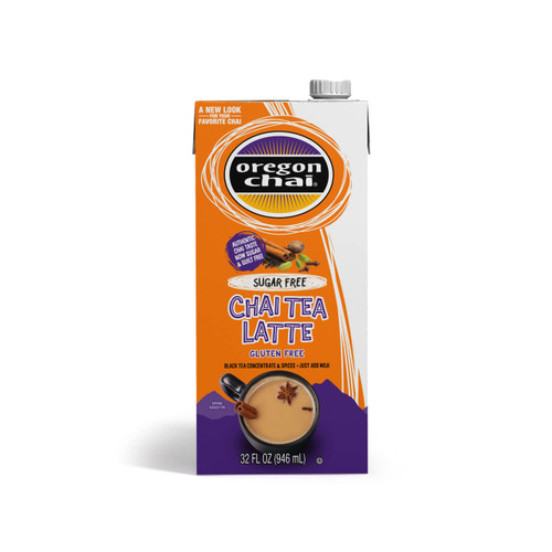 Oregon Chai Sugar Free Chai Tea Latte Concentrate, 32 Fl Oz (Pack of 1)