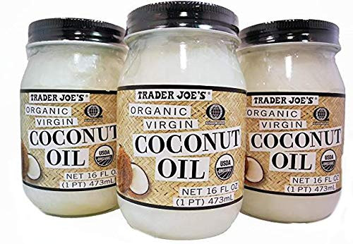 Trader Joe's Organic Virgin Coconut Oil 16 FL OZ (Case of 3)
