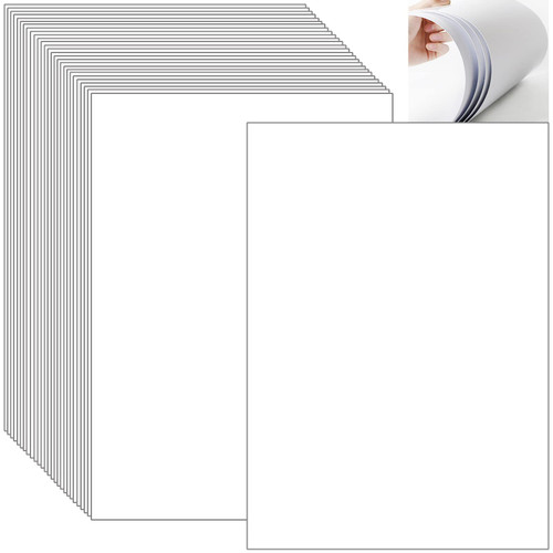 30 Sheets White Blank Cardstock 8.4 x 11.8 inch, Blank Thick Card stock Paper for DIY Arts and Cards Making, Heavy Craft Paper for Making Invitations, Announcements, Photos, Postcards (250gsm/92lb)