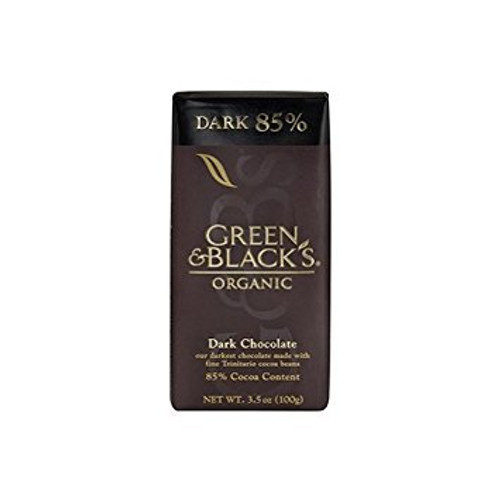Green & Blacks Dark Chocolate 85% Cocoa, 3.5 Ounce (Pack of 6) Green & Blacks Dark Chocolate 85% Cocoa, 3.5 Ounce (Pack of 6)