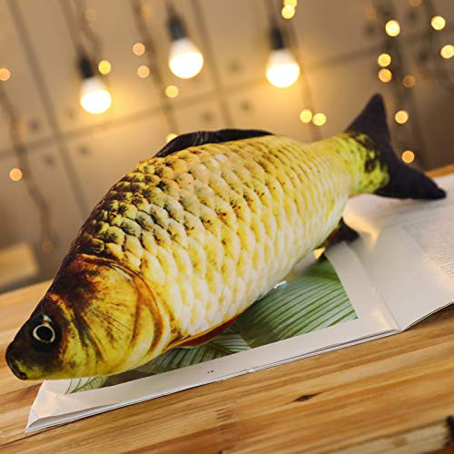 JULAN 3D Giant Soft Fish Cushion Pillow Carp Plush Pillow Stuffed Toy Throw Pillow for Home Decoration Gift Kids Pillow Stuffed Animal Toy ?28inch/ 71cm