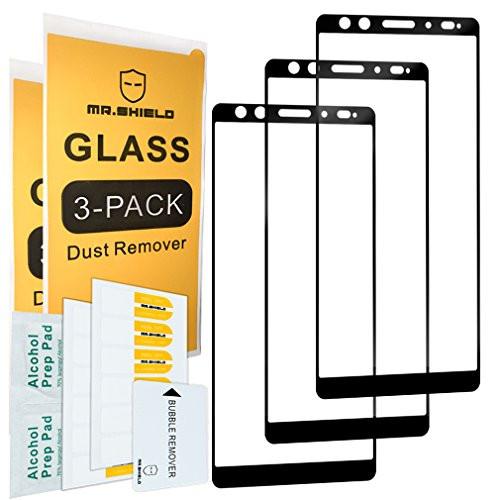 [3-Pack]-Mr Shield For HTC U12+/HTC U12 Plus [Japan Tempered Glass] [9H Hardness] [Full Cover] Screen Protector Lifetime Replacement Warranty