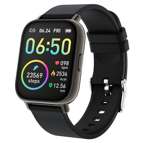 Smart Watch 2022 Ver. Watches for Men Women, Fitness Tracker 1.69" Touch Screen Smartwatch Fitness Watch Heart Rate Monitor, IP68 Waterproof Pedometer Activity Tracker Sleep Monitor for Android iPhone