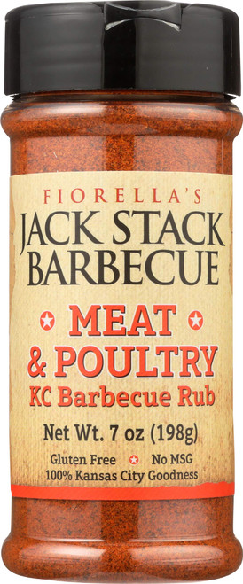 Jack Stack Barbeque Meat & Poultry Rub - 7oz - Pack of 2