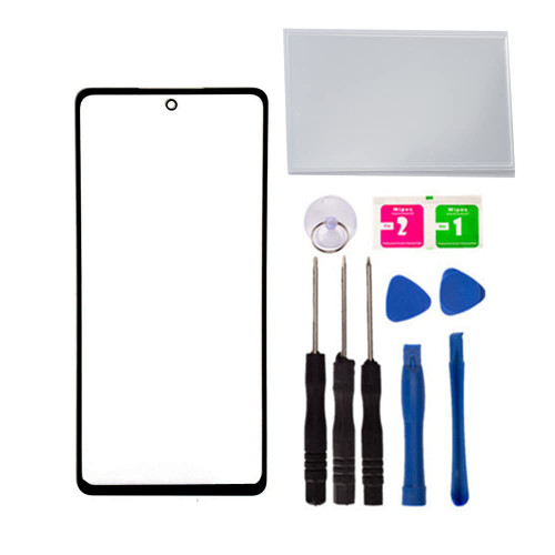 Replacement Repair Front Outer Glass Lens Cover Screen + OCA for Samsung Galaxy A53 5G A536/ A52S 5G A528 / A52 5G A526 with Parts Tape Tool (No LCD Touch ? Digitizer)