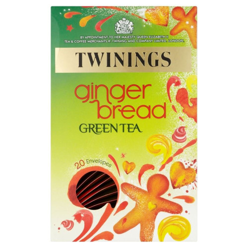 Twinings Green Gingerbread Tea Bags (20) - Pack of 2