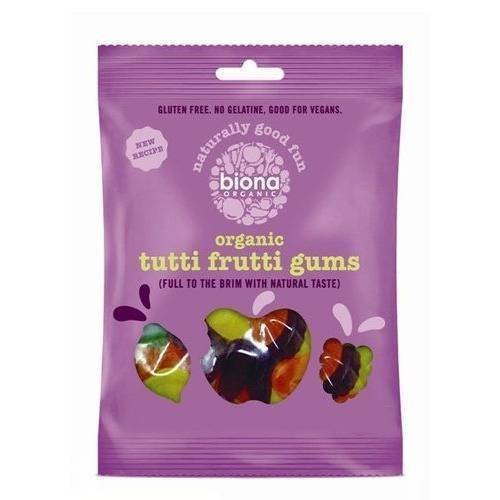 Biona Organic Tutti Frutti Gums 75g - Pack of 2