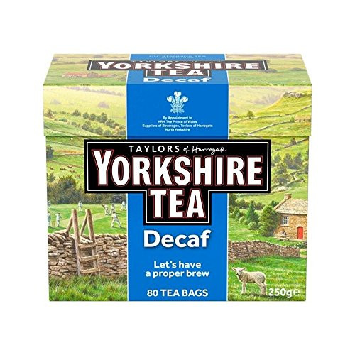 Yorkshire Decaf Teabags 80 per pack - Pack of 2