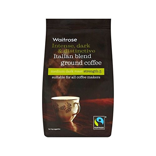 Rich Italian Blend Ground Coffee Waitrose 227g - Pack of 4
