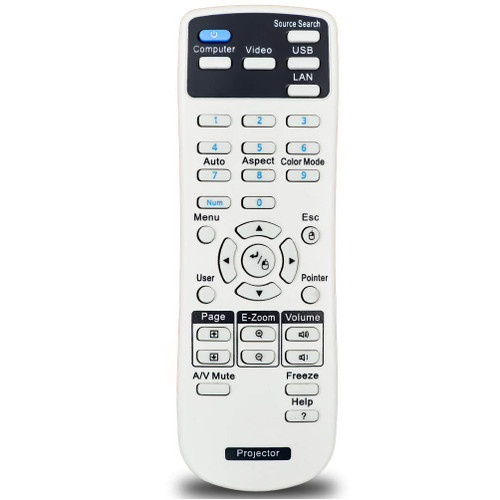 Replacement Projector Remote Control for Epson 1420Wi 1430Wi EX3240 VS345 VS340 VS240 EX9200 Pro