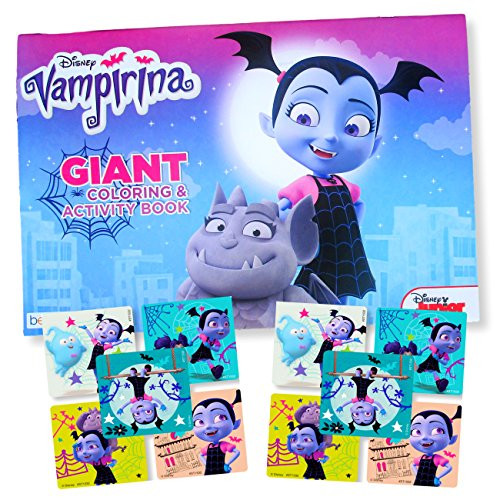 Disney Vampirina Coloring Book - Jumbo Poster Sized Coloring Book with Stickers