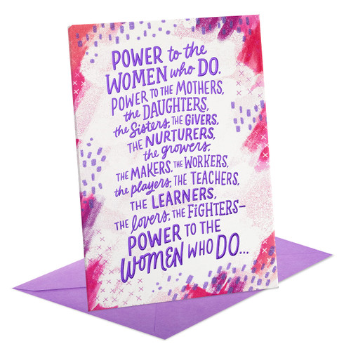 Hallmark Birthday Card for Women (Hangable or Displayable Decoration, The Women Who Do)