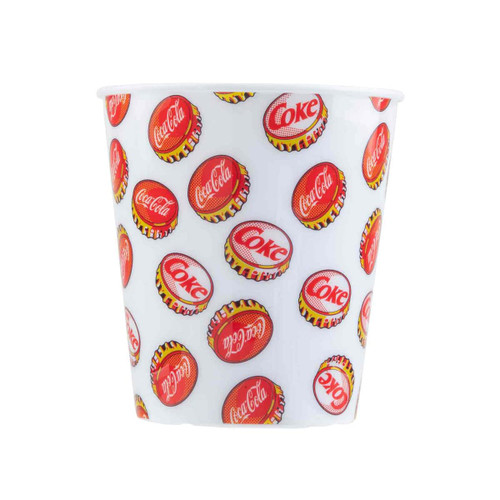 Tablecraft Coca-Cola Snack Cups Bottle Cap 9 OZ, Pack of 4