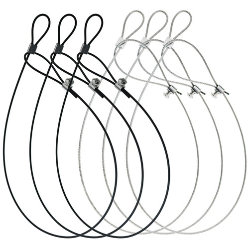 Gate Latch Cable Pull HSCGIN 6PCS 19inch Adjustable Stainless Steel Gate Latch Pull Gate Latch String Fence Gate Pull Lock Latch Gate Opener for Metal Vinyl Wooden Fences