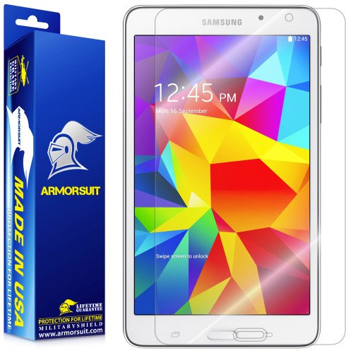 ArmorSuit Samsung Galaxy Tab 4 7.0 Screen Protector Max Coverage MilitaryShield Screen Protector For Galaxy Tab 4 7.0 - HD Clear Anti-Bubble