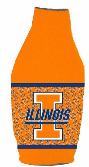 NCAA Illinois Fighting Illini Bottle Wrap Koozie
